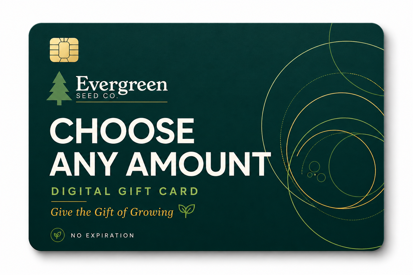 Evergreen Seed Co. Digital Gift Card